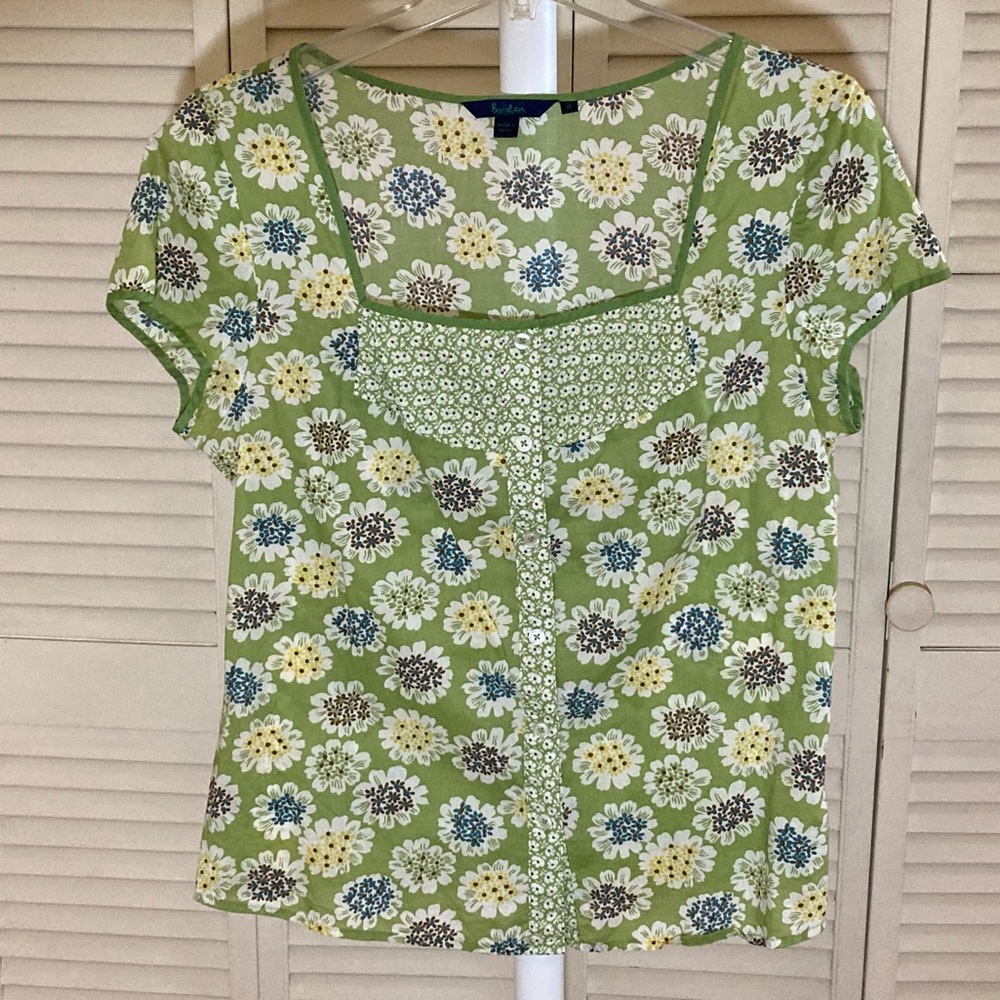 EUC Boden Square Neck Top